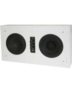 Flatsub Stereo-One, active wall sub, white 2