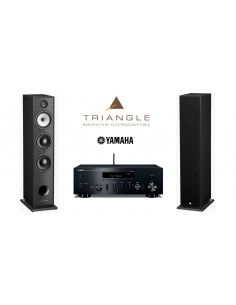 Stereo set Yamaha R-N602 & Triangle BR08